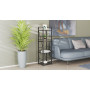 Етажерка 4/34 Ferrum-decor Серії Конект 120x34x28 чорний ДСП Сосна Кембра 16мм (FRD-104276) - фото 2
