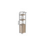 Етажерка 3/34 Ferrum-decor Серії Конект з тумбою 144x34x28 Сірий ДСП Сан-Марино (FRD-104436) - фото 3