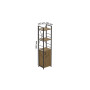 Этажерка 3/34 Ferrum-decor Серии Конект с тумбой 144x34x28 Черный ДСП Артизан (FRD-104426) - фото 2