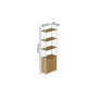 Етажерка 4/60 Ferrum-decor Серії Конект із тумбою 179x60x28 Білий ДСП Артизан (FRD-104496) - фото 4