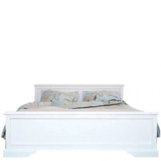 Кровать двуспальная (без основания под матрас) Гербор Клео 160 160x200 см Белый (GRB-1179)