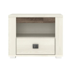 Тумба приліжкова Гербор Селена Ясень сніжний (GRB-1049)