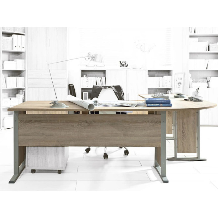 Стіл письмовий Гербор Офіс Лайн BIU 100 Дуб сонома (GRB-1294)