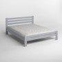 Двуспальная деревянная кровать Mebigrand Премьера Светло-серый (RAL7040) 180х190 см (MBG-2803) - фото 2