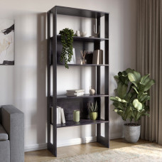 Модуль-1 стелаж полиці LION Нобу Бетон темний (LION-042386)