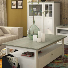 Стіл журнальний Сокме Орегон 110x80x45 Піно Ауреліо/Мадагаскар (SKM-081078)