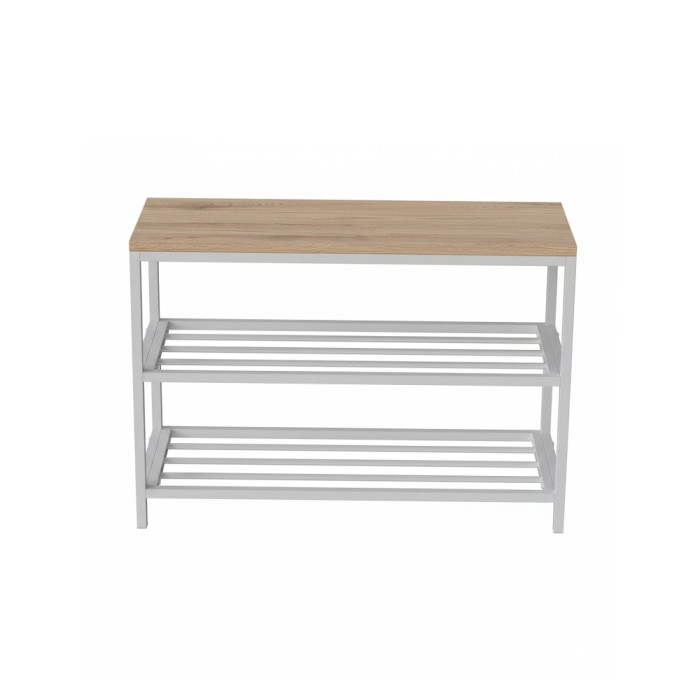 Банкетка універсальна Ferrum-decor Слайм 45x63x26 сірий ДСП Сан-Марино 16мм (FRD-104081)
