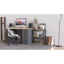 Етажерка 3/60 Ferrum-decor Серії Конект 75x60x28 чорний ДСП Дуб Сонома 16мм (FRD-104257) - фото 6