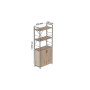Этажерка 3/60 Ferrum-decor Серии Конект с тумбой 144x60x28 Серый ДСП Сан-Марино (FRD-104457) - фото 3