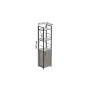 Етажерка 3/34 Ferrum-decor Серії Конект з тумбою 144x34x28 Чорний ДСП Бетон (FRD-104427) - фото 3