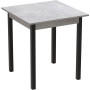 Стіл кухонний Ferrum-decor Агата 75x70x70 Чорний ДСП Бетон 16мм (FRD-105557) - фото 1