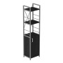 Етажерка 3/34 Ferrum-decor Серії Конект із тумбою 144x34x28 Сірий ДСП Сосна Кембра (FRD-104437) - фото 1