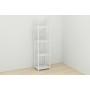 Етажерка 4/34 Ferrum-decor Серії Конект 120x34x28 білий ДСП Біле 16мм (FRD-104277) - фото 11