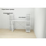 Етажерка 4/34 Ferrum-decor Серії Конект 120x34x28 білий ДСП Біле 16мм (FRD-104277) - фото 5