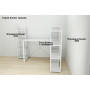 Етажерка 4/34 Ferrum-decor Серії Конект 120x34x28 білий ДСП Біле 16мм (FRD-104277) - фото 10