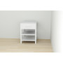 Тумба универсальная Ferrum-decor Вивьен 1/2 50x41x40 белый ДСП Белое 16мм (FRD-104127) - фото 2
