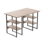 Комп'ютерний стіл Ferrum-decor Карен 75x140x60 чорний ДСП Дуб Сан-Марино 16мм (FRD-102053) - фото 1