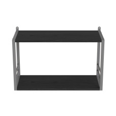 Книжкова полиця універсальна Ferrum-decor Стім 1 38x63x26 сірий ДСП Сосна Кембра 16мм (FRD-104102)