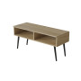 Тумба під ТВ Невада Ferrum-decor 45x100x38 Чорний метал ДСП Дуб Сонома 16 мм (FRD-106722) - фото 4