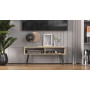 Тумба під ТВ Невада Ferrum-decor 45x100x38 Чорний метал ДСП Дуб Сонома 16 мм (FRD-106722) - фото 6