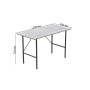 Стіл письмовий LINE Тайм Ferrum-decor 750x1200x500 Чорний метал ДСП Бетон 16 мм (FRD-104884) - фото 3