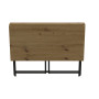 Стол раскладной Морис Ferrum-decor 750x1000x600 Черный металл ДСП Дуб Артизан 16 мм (FRD-104674) - фото 7