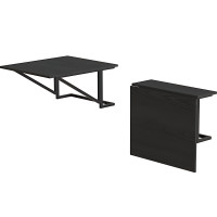 Стіл розкладний Олександр 3 Ferrum-decor 750x600x700 Чорний метал ДСП Сосна Кембра 16 мм (FRD-104894)