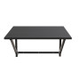 Стіл розкладний Олександр 3 Ferrum-decor 750x600x700 Чорний метал ДСП Сосна Кембра 16 мм (FRD-104894) - фото 2