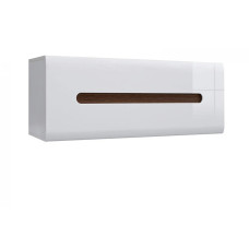 Шкаф навесной ВМК (БРВ) Амелия SFW1K/4/15 Белый/Белый глянец (BRW-1653)