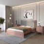 Полуторне дерев'яне ліжко Mebigrand Торонто Т5 Горіх лісовий/Аляска 93 (сірий) 120х200 см (MBG-8915) - фото 1