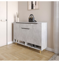 Тумба для обуви в прихожуюLION Салливан Тумба-2 Бетон (LION-041119)